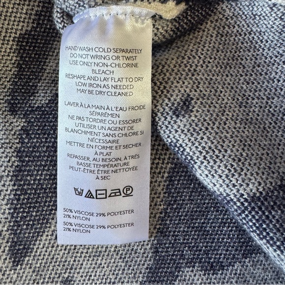 Maeve by Anthropologie The Carys Mock Neck Sweater Blue Size XL - Picture 7 of 12